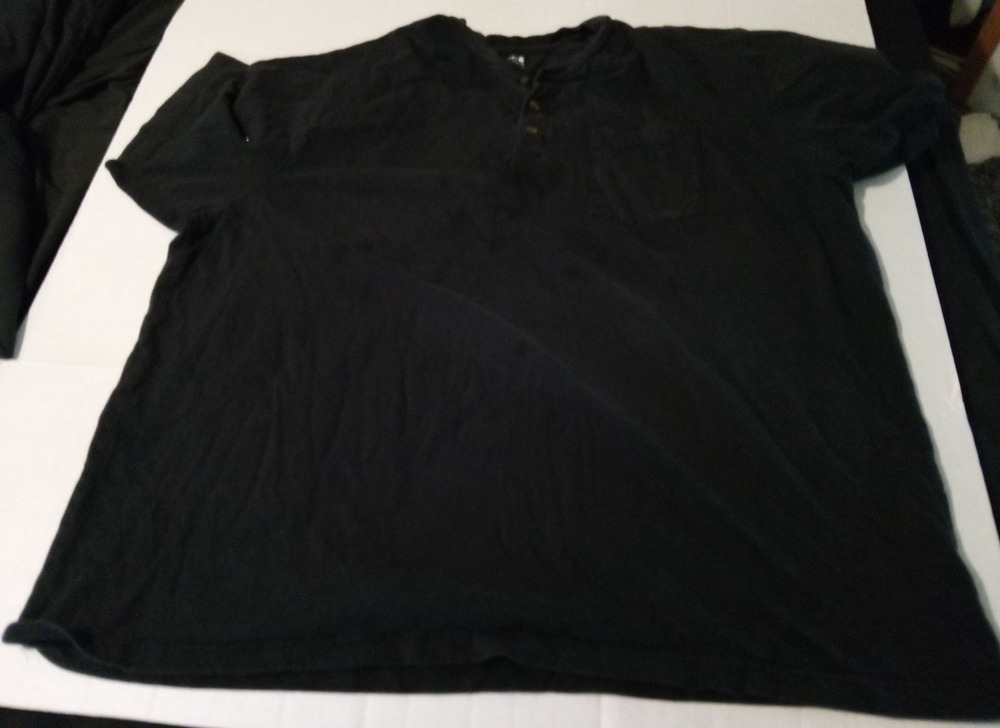 Carhartt Size 3XL Loose Fit Three Button Short Sleeve Pocket T-Shirt